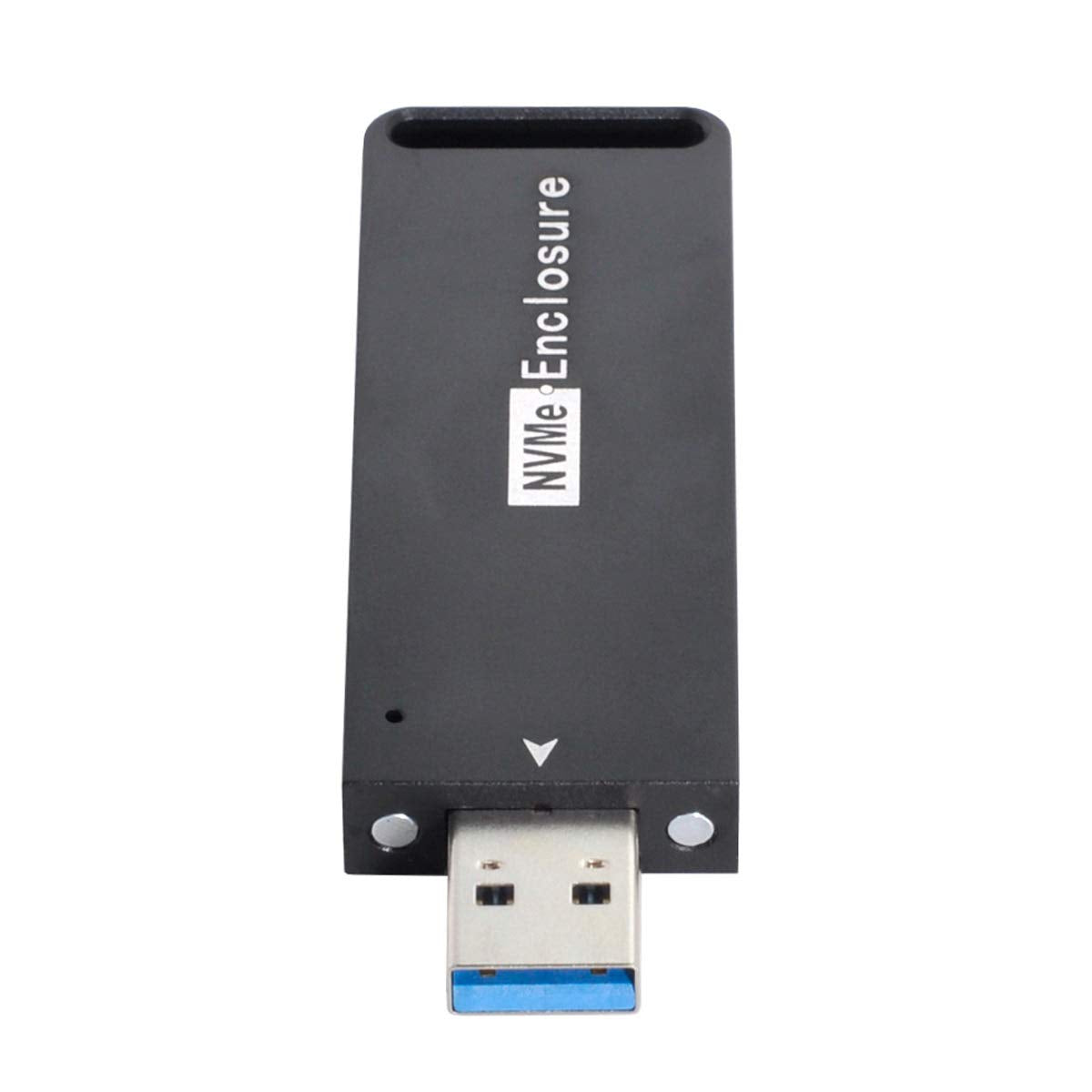 Cablecc USB 3.1 Gen2 10Gbps to NVME PCI-E M-Key Solid State Drive External Enclosure 2230/2242mm