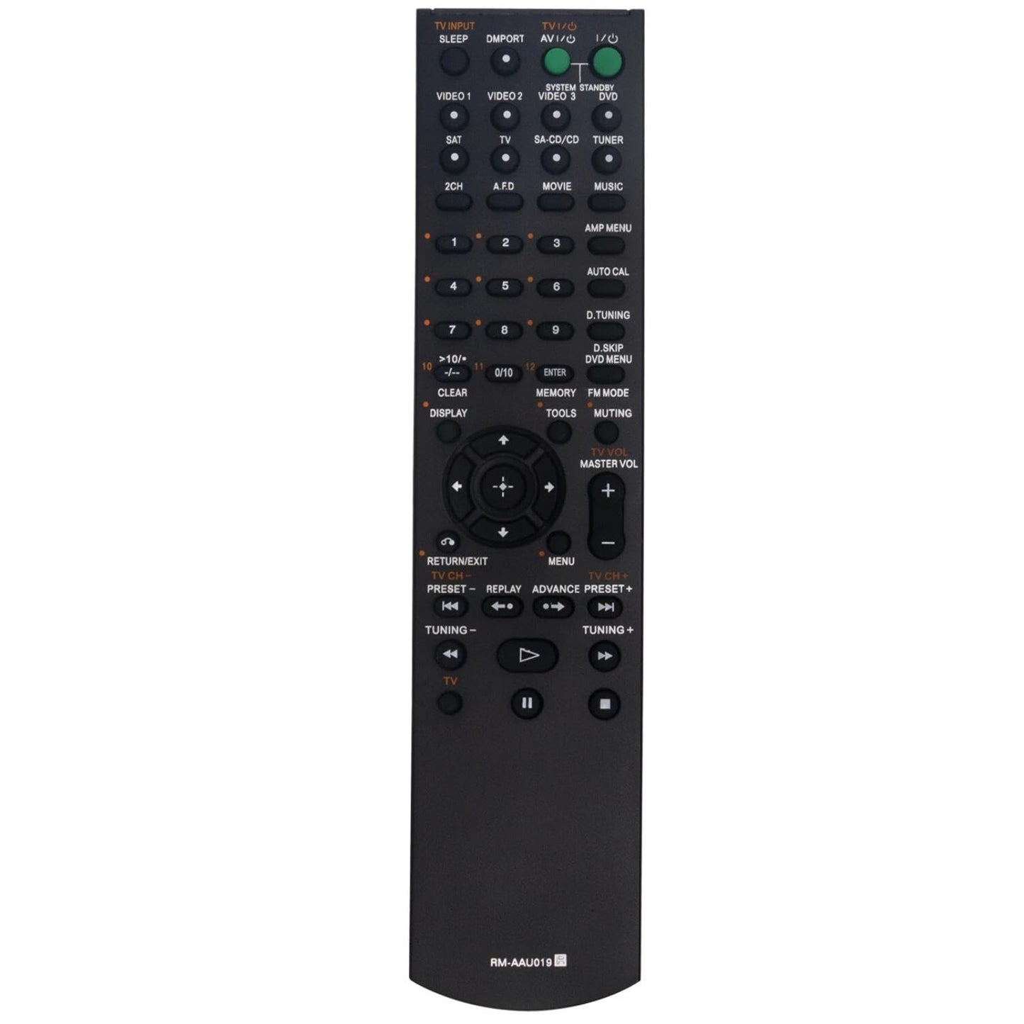 RM-AAU019 Replacement Remote Control for Sony Home Theatre System in Living Rooms or Rooms, No Programming or Pairing Needed, Replace Remote