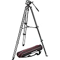 Manfrotto MVK500AM, Lightweight Fluid Video System, Head Included, Professional Tripod, Compatible with Interchangeable Lens Cameras and DSLR bodies