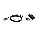 Monoprice HDMI to VGA Kit - with Ultra-Slim HDMI cable, 0.9in x 0.5in x 1.7in (23 x 12 x 42 mm), Laptop, Desktop, PC, Mac