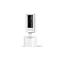 Ring Pan-Tilt Indoor Cam (newest model), See all around your home or business with 360° pan coverage, HD video, plus Two-Way Talk, White