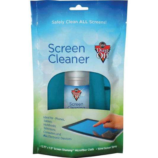Dust-Off Laptop Computer Cleaning Kit, 50 mL Spray/Microfiber Cloth