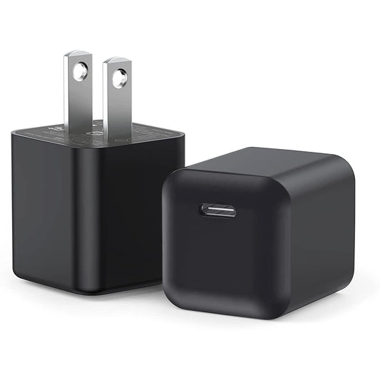 USB C Charger Block [2 Pack] iPhone 16 15 14 13 12 11 Charger Block, Type C Wall Charger 20W PD Power Adapter for iPhone 16/16Pro/16Pro