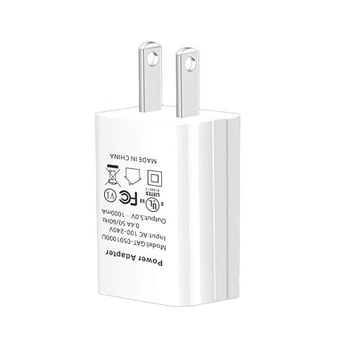 EZ-FIT UL Certified 5V Power Supply USB Wall Charger 5v 1A Universal Portable Travel Power Adapter Plug for Drones,TV Sound Bar,Fire TV…