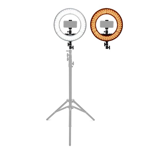 KOAH SOL Sphere 13-Inch LED Ring Light Kit with Dimmable Continuous Lighting - Smartphone Holder & Carrying Bag Included 42W Adjustable Output Studio