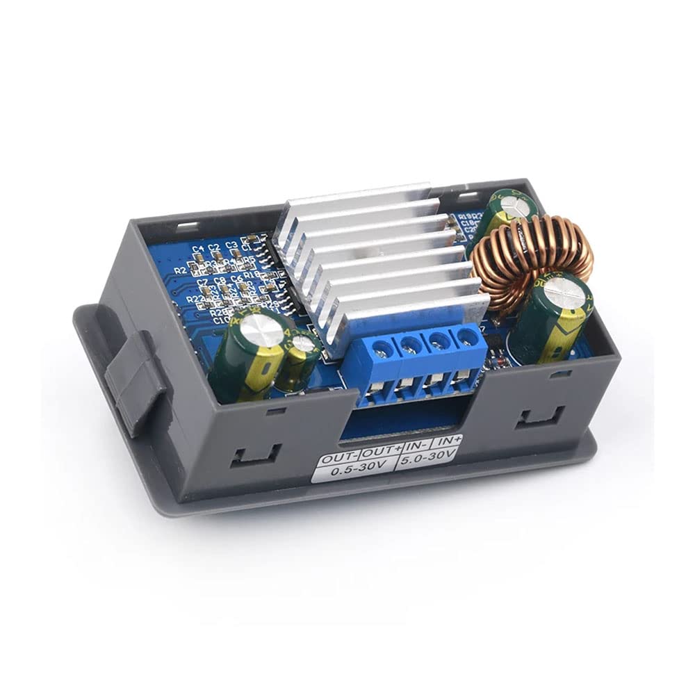 Rakstore ZK-4KX CNC DC DC Buck Boost Converter CC CV 0.5-30V 4A Power Module Adjustable Regulated Power Supply for Solar Battery Charging