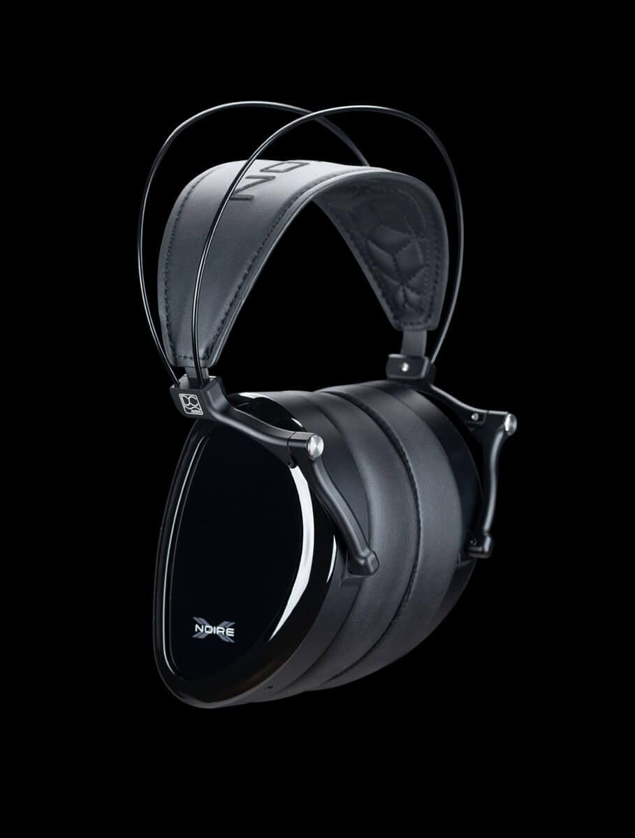 Dan Clark Audio Noire X Planar Closed Back Portable Audiophile Headphones with 2m Dummer 3.5mm/1/4 Inch Cable (Black)