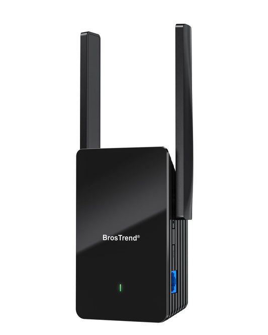 BrosTrend WiFi 6 Extender AX1500 WiFi Booster for Home WiFi Range Extender Covers Up to 2,000 sq.ft and 40 Devices, Dual Band Amplificateur WiFi
