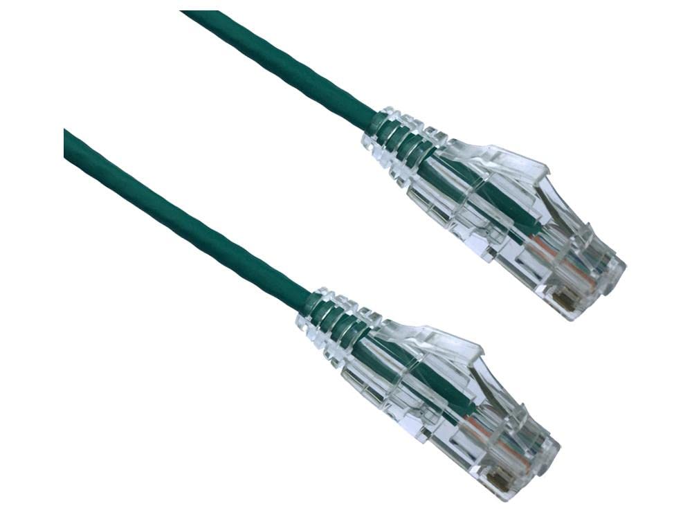 Axiom 40ft Cat6 Bendnflex Ultra-Thin Snagless Patch Cable 550mhz (Green)