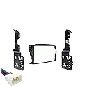 Harmony Audio Radio Install Bundle Fits Acura TL 2004-2006 with Metra 99-7815B Double DIN Dash Kit