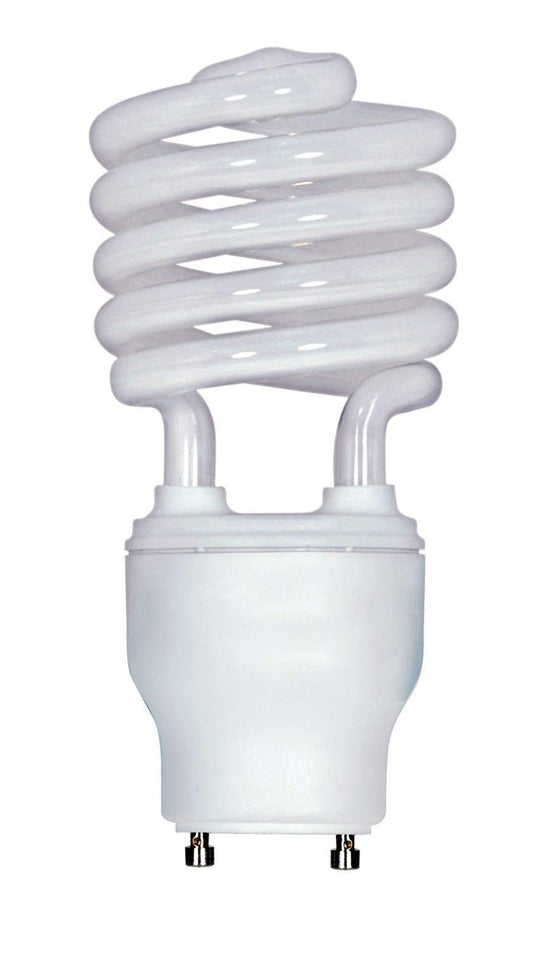 (6-Pack) Satco S8210 23-Watt 4100K GU24 Base Mini Spiral Compact Fluorescent Lamp, 100W Equal