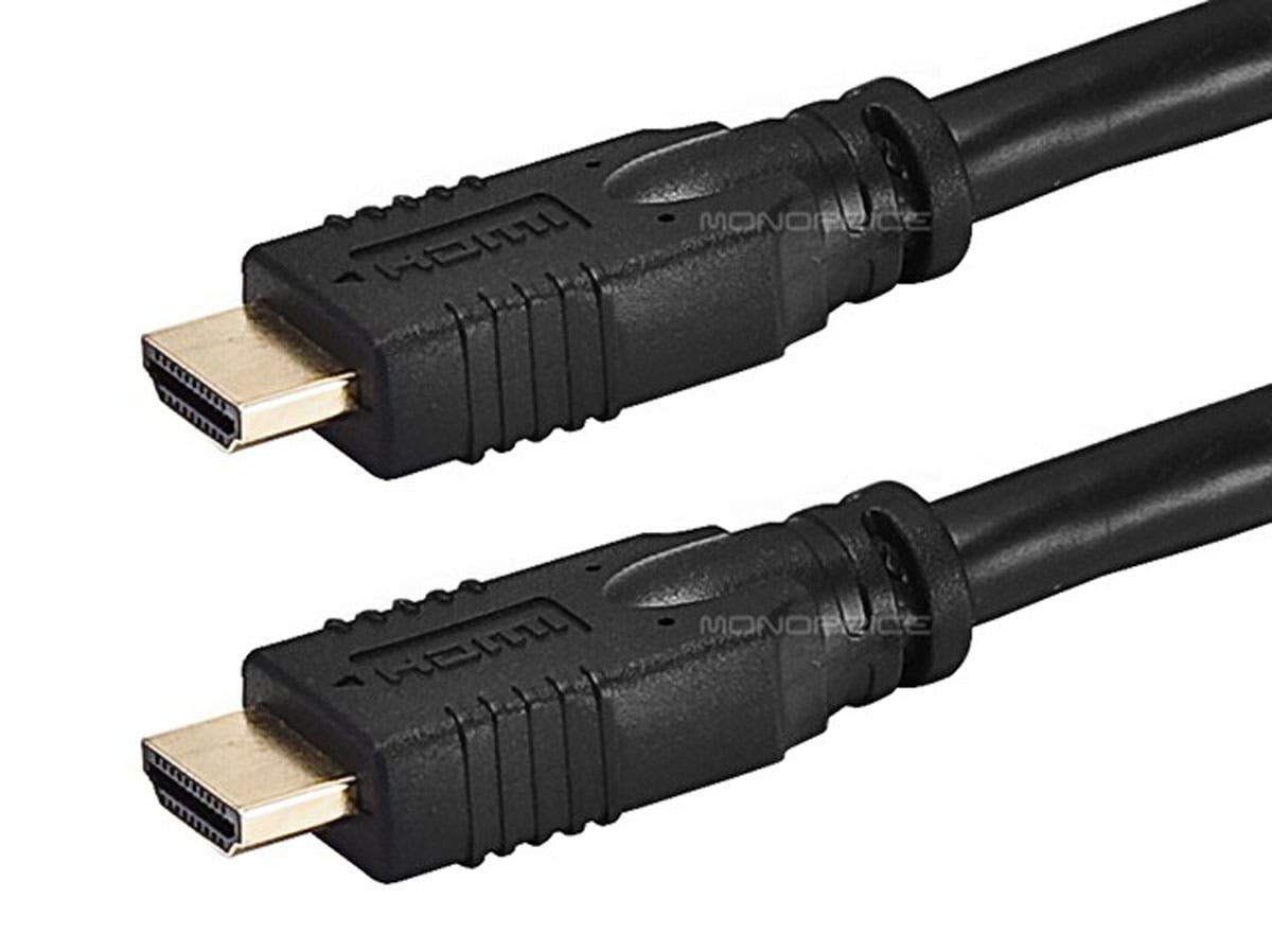Monoprice 75ft 26AWG CL2 Standard HDMI Cable w/ Built-in Equalizer - Black