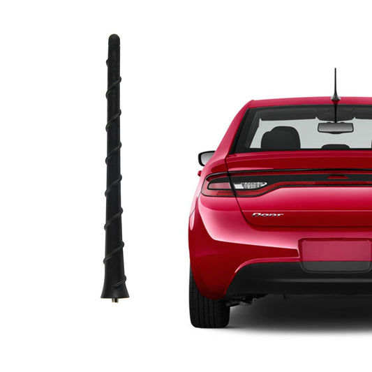 8 Inch Radio Antenna for Dodge Dart 2012-2016 & Jeep Liberty 2011-2012 | Car Wash Proof, Flexible Rubber Antenna | Durable Radio Antenna Replacement |