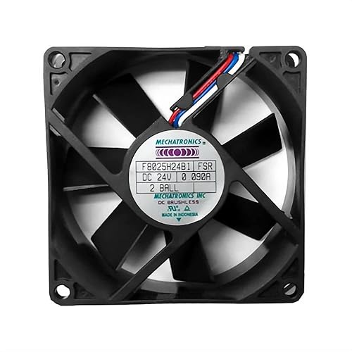 Mechatronics 24V DC Fans (80x25mm, High Speed)