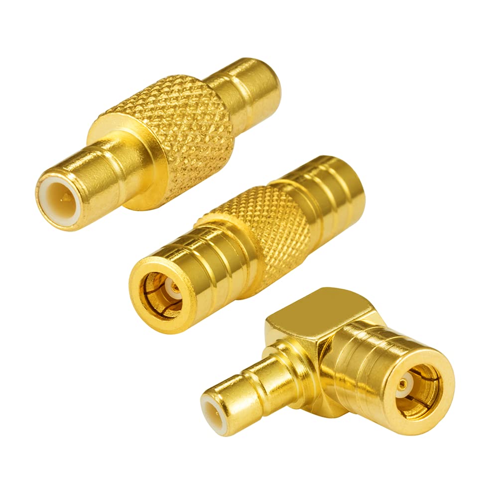 POBADY SMB Adapter Kit: 3 Types SMB Male/Female Adapter, Auto Radio Coaxial Car Radio for FM/AM Antenna