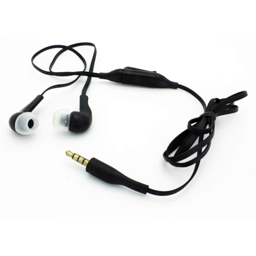 Sound Isolating Hands-Free Headset Earphones Earbuds Mic Dual Headphones Earpieces Compatible with Alcatel Tru, REVVL 2, Pop 3, Jitterbug Smart, Idol…