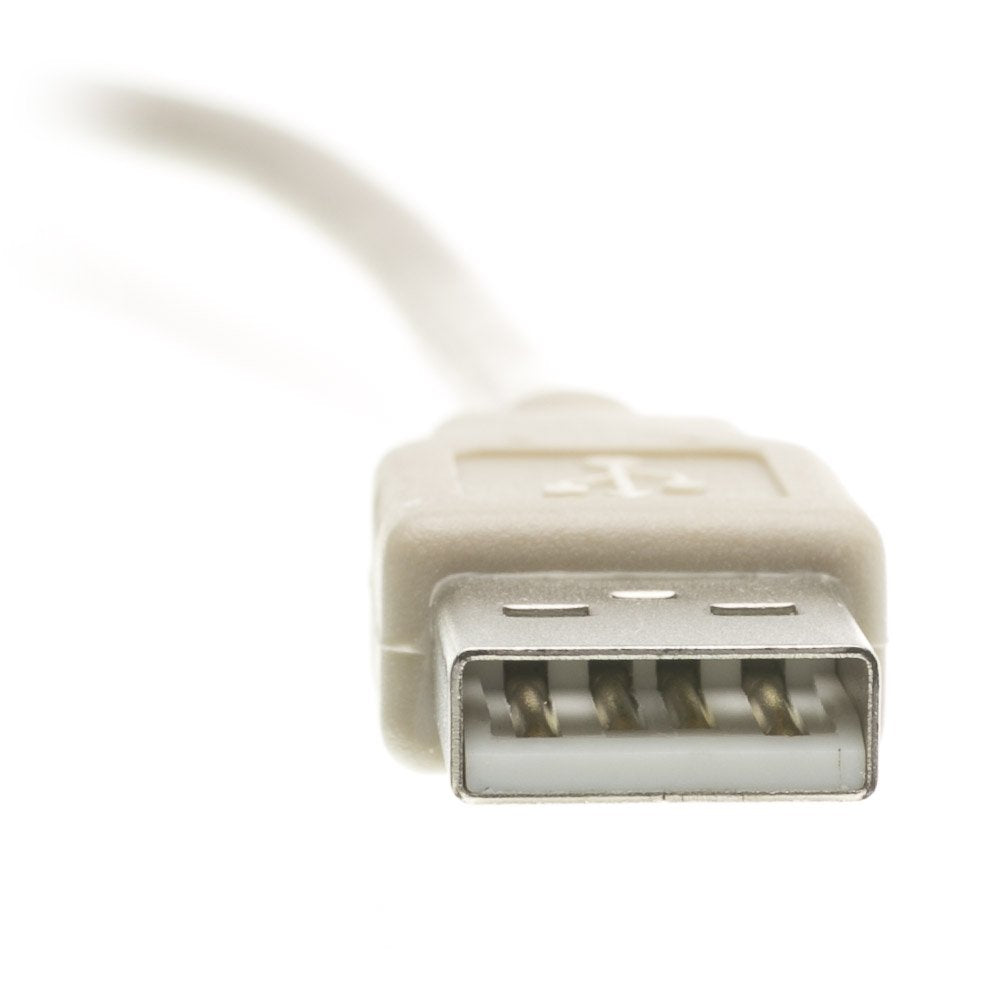 ACL 10 Feet USB 2.0 A Male to B Male Printer/Device Cable, Gray, 3 Pack