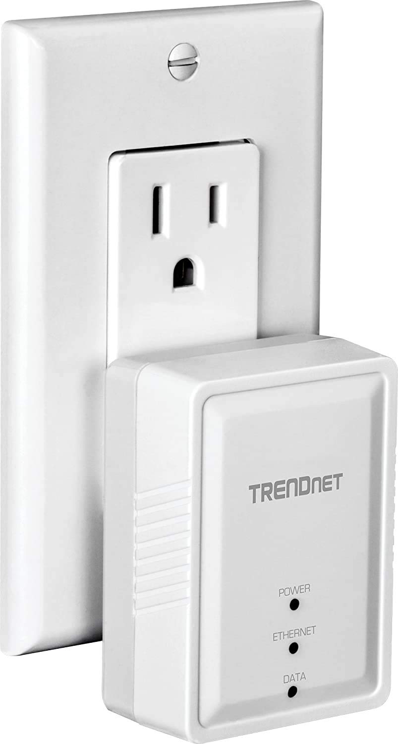 TRENDnet Powerline 500 AV Mini Network Starter Kit, Includes 2 x TPL-406E Adapters, TPL-406E2K (Renewed)