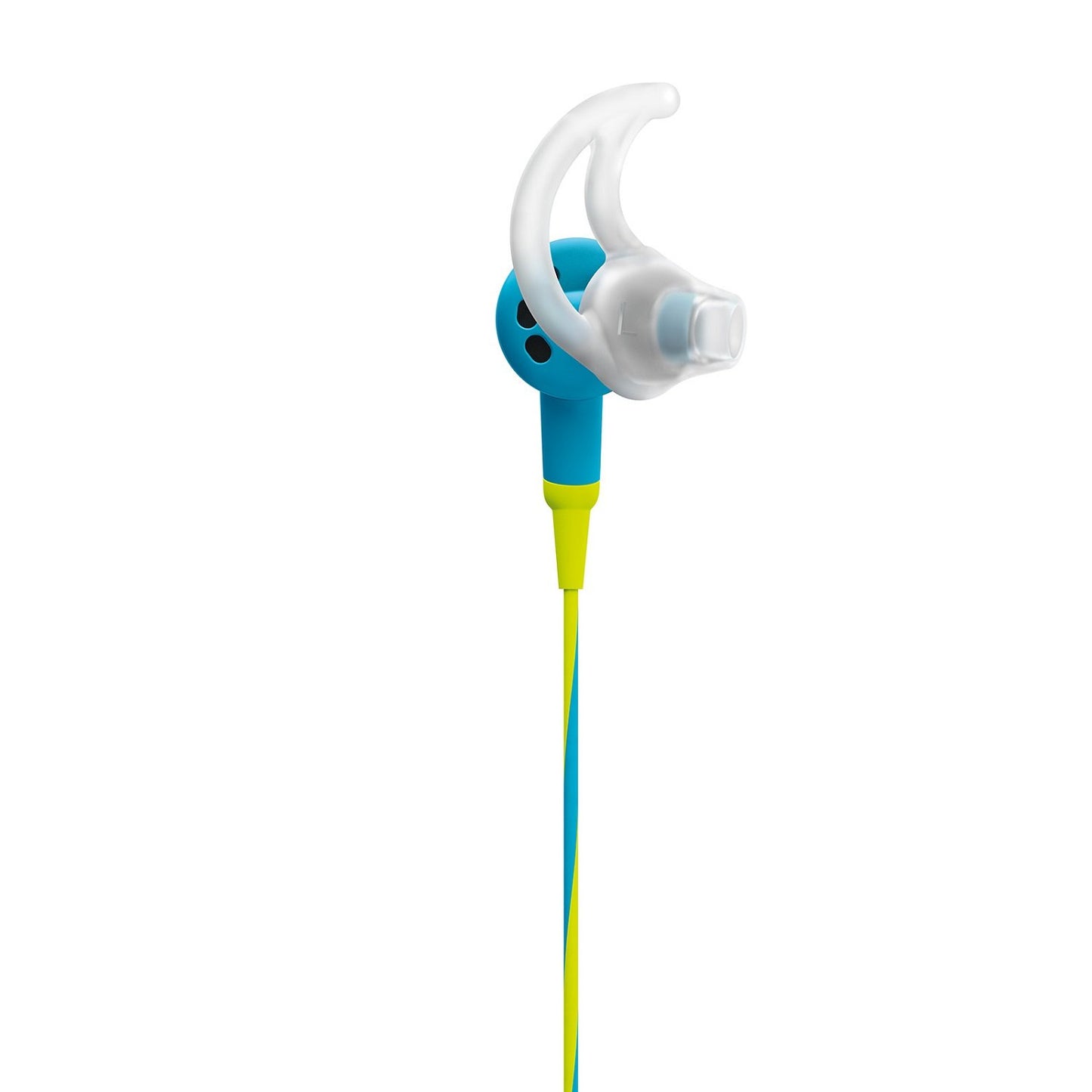 Bose SoundSport in-Ear Headphones for Apple Devices - Neon Blue, Sweat-Resistant, Inline Mic/Remote (Renewed)