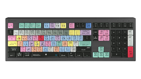 Logickeyboard Designed for Adobe Photoshop CC Compatible with macOS- Astra 2 Backlit Keyboard # LKB-PHOTOCC-A2M-US