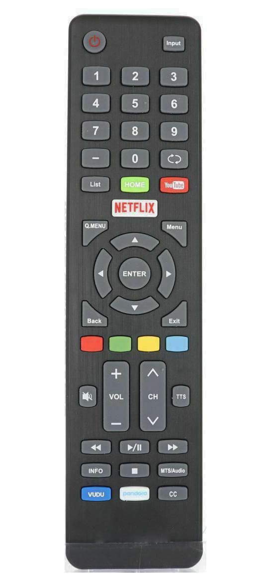 Universal Remote Control for Element TV Remote with YouTube VUDU Netflix Pandara Keys