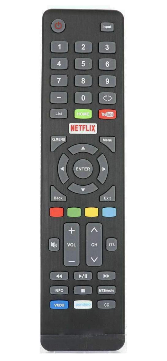 Universal Remote Control for Element TV Remote with YouTube VUDU Netflix Pandara Keys