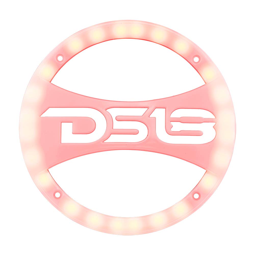 DS18 PRO-GRILL10LGO Grill Speaker Cover Built in RGB Light - 10-Inch, Uv Coating, Scratch Resistant, Protect and Cover Your Speakers (Single)