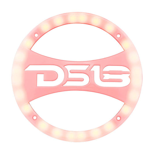 DS18 PRO-GRILL10LGO Grill Speaker Cover Built in RGB Light - 10-Inch, Uv Coating, Scratch Resistant, Protect and Cover Your Speakers (Single)