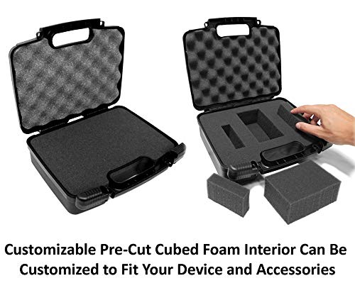 CASEMATIX Studio Microphone Case Compatible with Condenser, Capsule, Tube MXL Genesis, V67G, V69, 770, 990, 550, 551, 440, 4000, 5000, V67, V87, V250