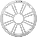 KICKER 45BKMG8W 8" Marine Speaker Grille (White) Compatible ONLY 8" KM, KMFC and KMTC Series Marine Speakers - Price per Single Unit, 1 Grille