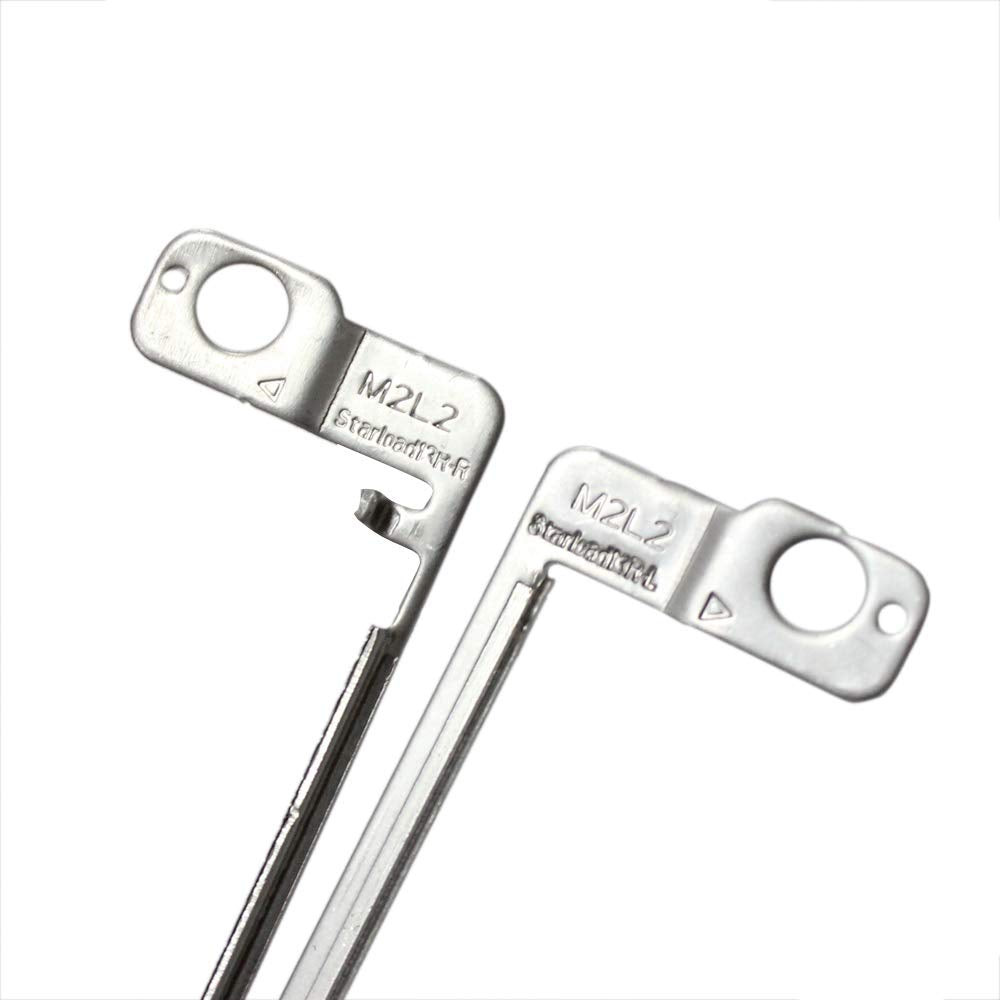 GinTai L & R LCD Hinges Set Replacement for DELL Inspiron 13MF 13-5378 13-5379 13-5368 P69G