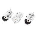 uxcell 3 Pcs BNC Female PC Board PCB Mount Straight RF Coaxial Connector