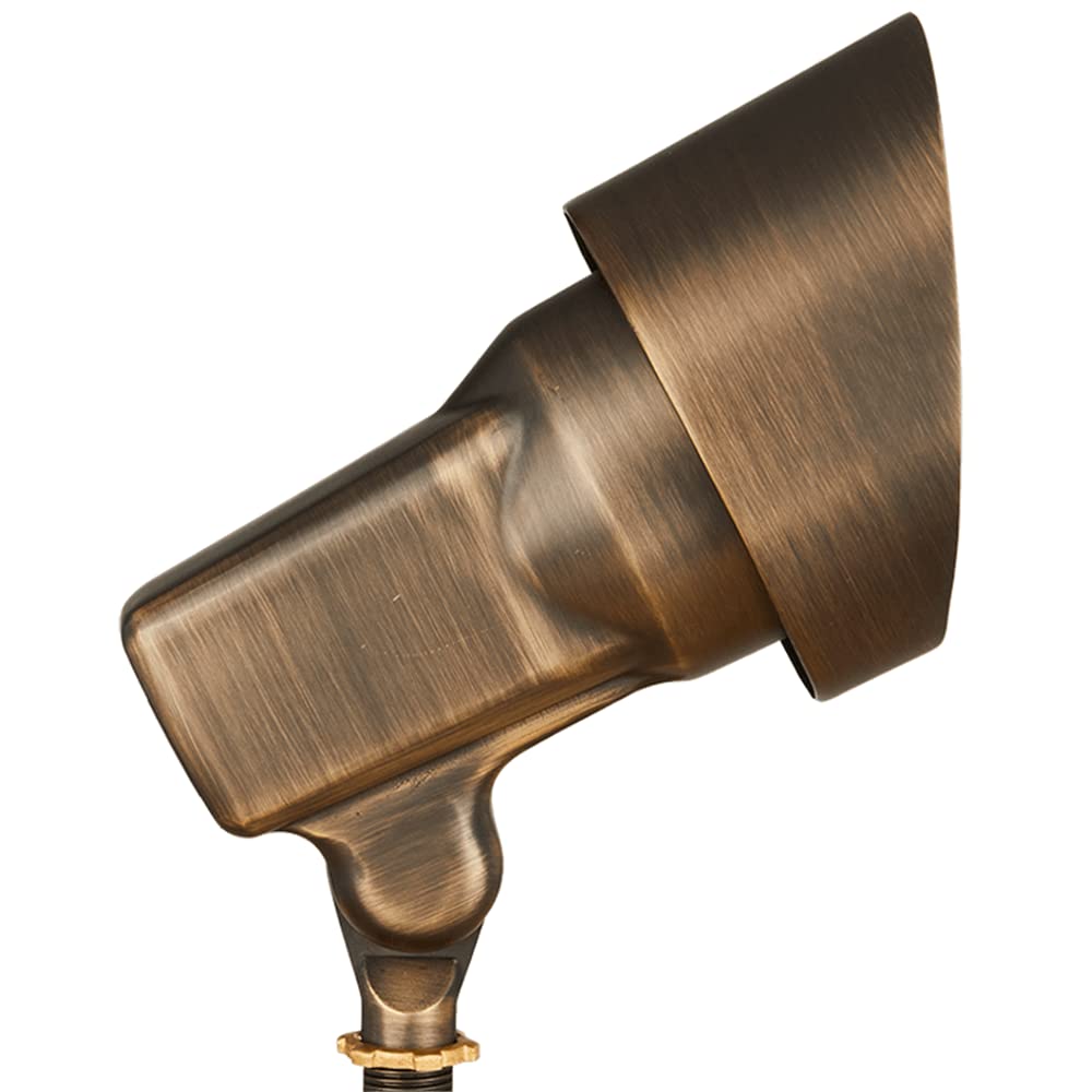 VOLT 120V 18W 4000K Integrated LED Brass Spotlight (1550 Lumens) for Landscape Lighting