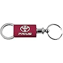 AU-TOMOTIVE GOLD, INC. Officially Licensed Burgundy Anodized Aluminum Valet Key Fob for Toyota Prius
