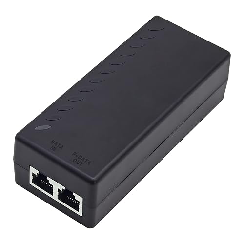 ULTRAPOE Gigabit PoE+ Injector for Ethernet, 30W 48V with 10/100/1000Mbps & IEEE 802.3af/at Compliance. Extend Network Up to 100M (328 ft) Plug