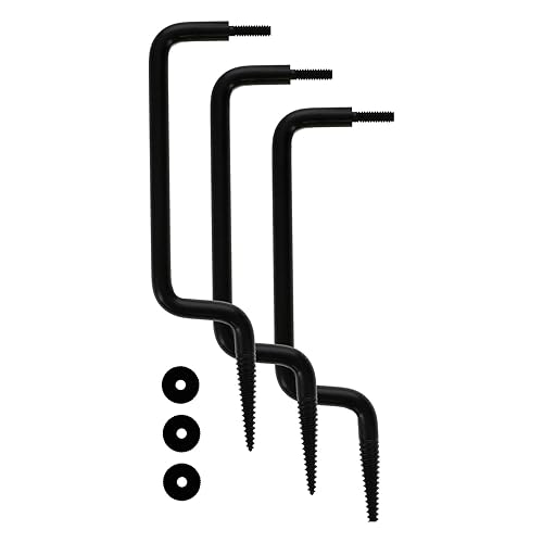 STEALTH CAM Universal Fit 1/4" Tripod Mount Compact Stabilizing Durable Steel 8.25" Width 2.375" Height Hunting Trail Camera Tree Screw Mount, 3 Pack