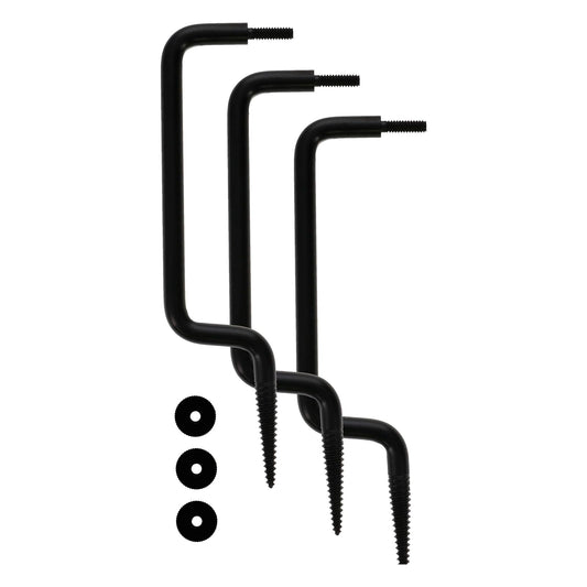 STEALTH CAM Universal Fit 1/4" Tripod Mount Compact Stabilizing Durable Steel 8.25" Width 2.375" Height Hunting Trail Camera Tree Screw Mount, 3 Pack