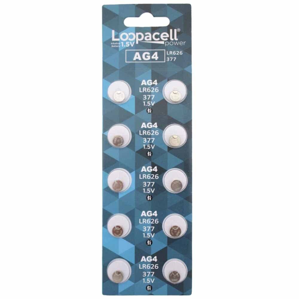 20 x LOOPACELL AG4 LR626 377 1.5V Alkaline Watch Batteries