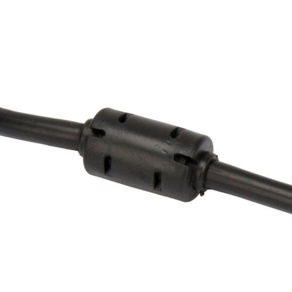 DTOL SHUS712 VGA Male to VGA Male Cable VGA Standard 15Pin Cable Monitor Cable About 5 Feet Support VGA SVGA XGA SXGA Uxga 2 Pack, Black
