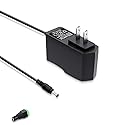 12V 1A Power Supply, AC Adapter 100-240V AC to DC 12V 1A Adapter Power Cord 700mA 500mA 400mA 300mA with 【5.5x2.5mm Tip Plug】 for LED Light Strips…