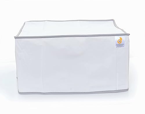 The Perfect Dust Cover, White Nylon Cover Compatible with HP OfficeJet Pro 7740 Wireless Inkjet Printer, Anti Static, Double Stitched and Waterproof