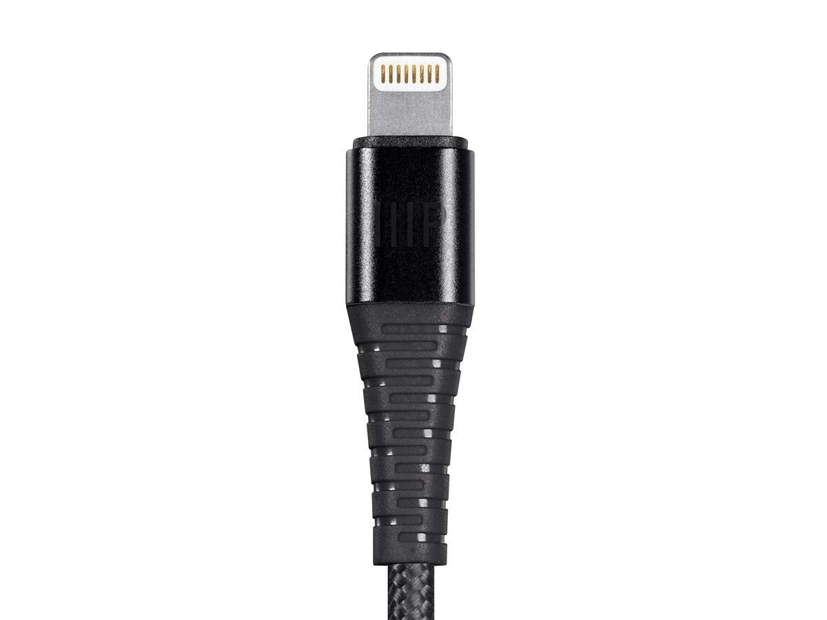 Monoprice AtlasFlex Series Durable MFi Certified Lightning to USB Type-A Charge & Sync Kevlar-Reinforced Nylon-Bra 3 Feet