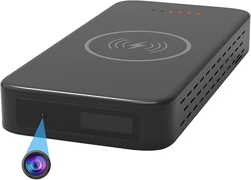 Wireless WiFi Security Camera in Power Bank, Real 1080P FULL HD Mini Camera Wireless&USB Charger with Video Recording, Mobile Phone APP Remote