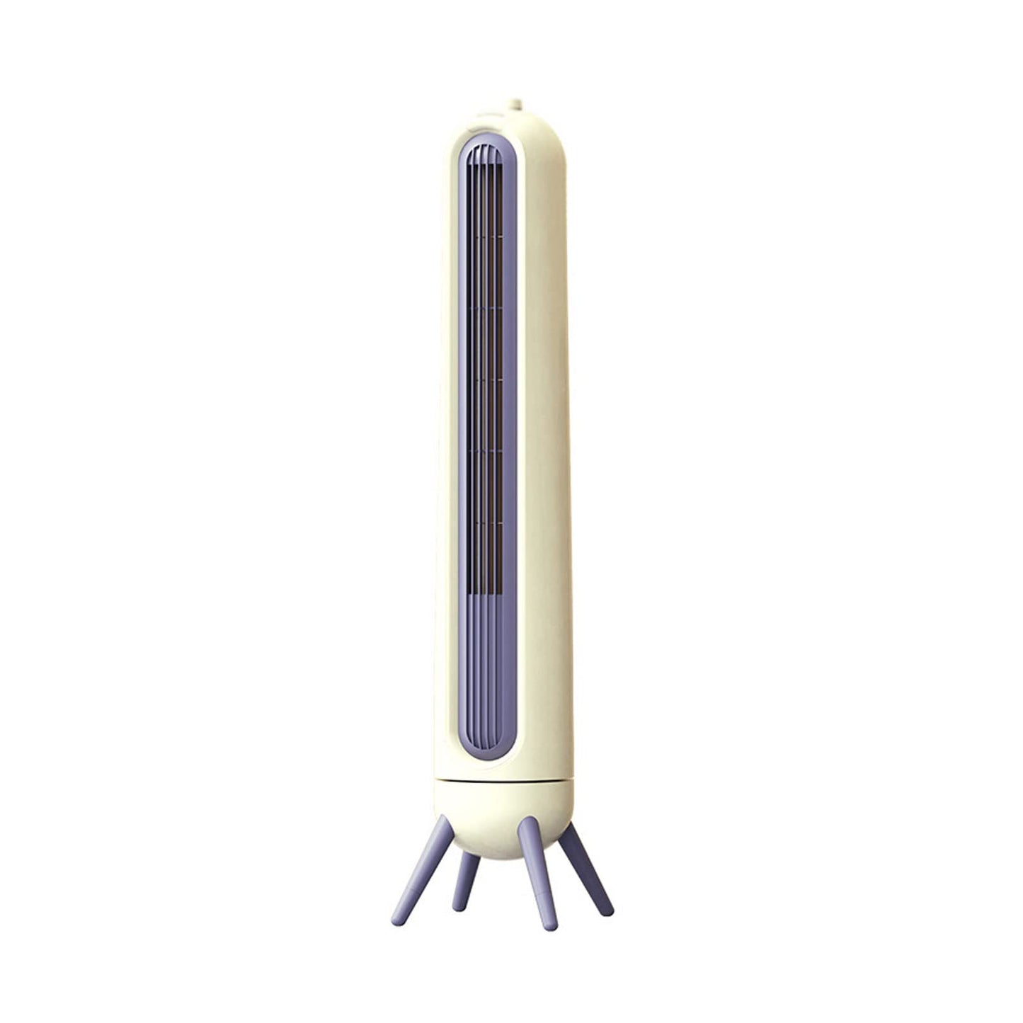 YWangQiang Silent Tower Fan Vertical Bladeless Fan 220v Household Small Circulating Fan for Living Room, Bedroom Office Fans (Color : Apricot, Size