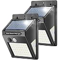 YI Lighting Solar Security Lights Solar Motion Sensor Lights Wireless Waterproof for Wall Fence Garden (2-Pack)