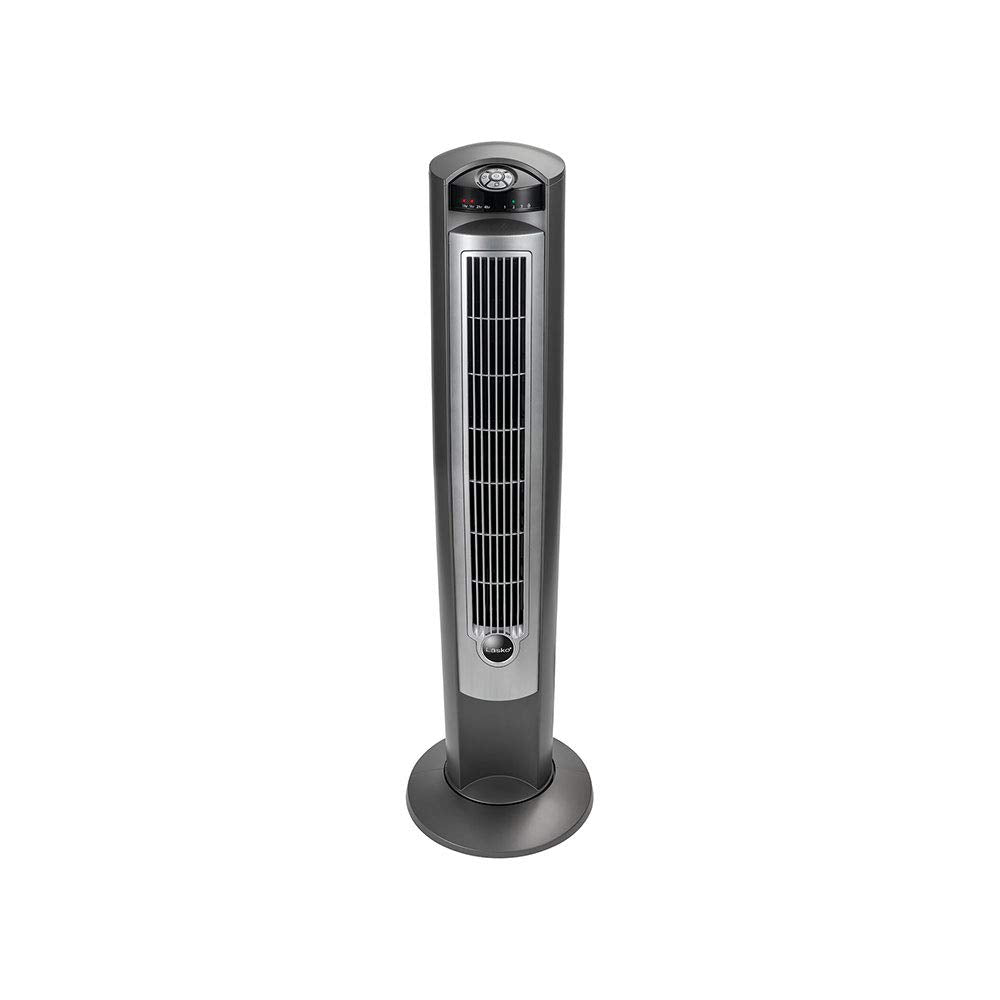 Lasko Oscillating Tower Fan with Remote - 42" - T42951 - Silver