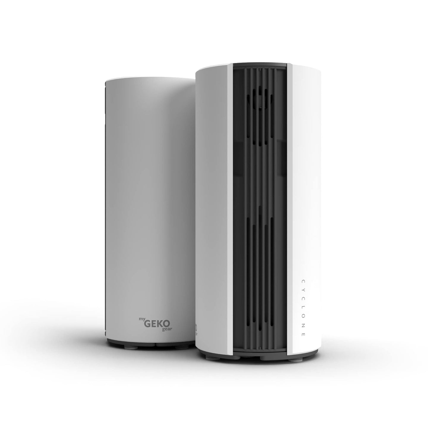 myGEKOgear by Adesso Cyclone O2 Mini HEPA 13 Carbon Filter Air Purifier, Essential Oil, Air Quality Sensor