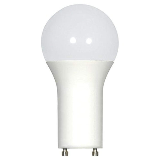 Satco S29841 GU24 LED Light Bulb, A19, 3500K, Dimmable, 4.19 inches, Frosted White Finish