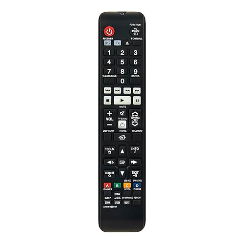 New AH59-02550A Replace Remote Fit for Samsung HT-F453K HT-F453HK HT-F445K HT-F455K HT-F450BK HT-F453RK HT-F450RK HT-F453HBK HT-F453HRK HT-F455BK