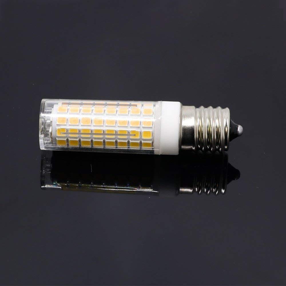 E17 LED Bulb,Dimmable 8W,80W Halogen Bulb Equivalent?800Lm, AC120V,E17 Bulb Warm White 3000k, for Over Counter Microwave Ovens (Pack of 2)